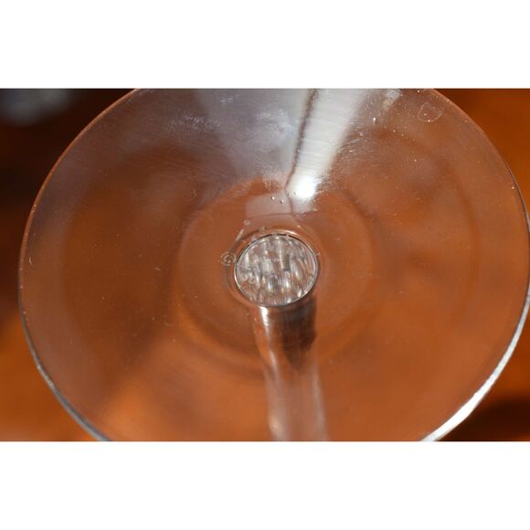 Set of 4 Lenox Starfire Cut Crystal Wine Goblets 8 3/8" American Lead Crystal - Picture 4 of 6